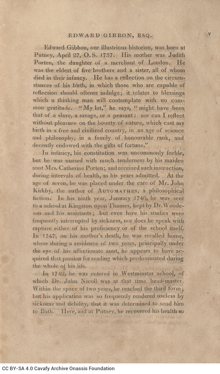 22 x 13.5 cm; 6 s.p. + [LXI] p. + 456 p. + 4 s.p. + 2 inserts, label with the name of the former owner on verso of the front 